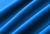 Blue fabric mesh texture design made of recycled polyester and spandex used for activewear tees.